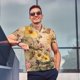 thumbnail image 4 of Fotbe Vintage Floral Butterfly Collage Camiseta Polo de Golf para Hombre con Estampado – Camisa Deportiva Transpirable con Cuello Abotonado-3X-Large, 4 of 6