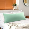 thumbnail image 1 of PiccoCasa Brushed Microfiber Pillowcase Body Pillow Pillowcase, Queen Spa Blue, 1 of 9