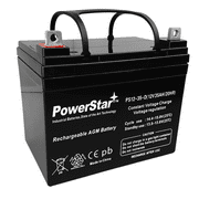 PowerStar 12V 35Ah Deep Cycle Battery SLA1155 for Solar, Backup, Marine and Other Applications