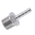 thumbnail image 1 of Conector de de Manguera de Púa de Tomo de Rosca Macho de Acero inoxidable 304, Junta de Ajuste Rápido para Transporte de Agua, Gas y Líquidos, 1 of 7