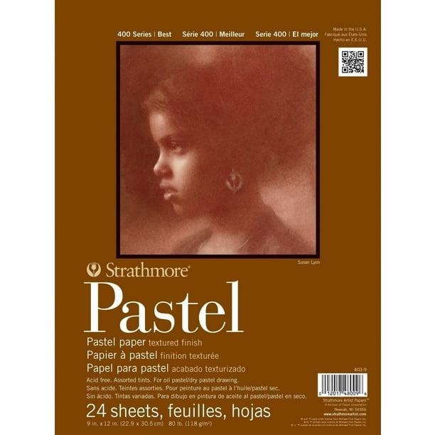 Cuaderno Dibujo Strathmore Pastel Oleo 23x30cm 24h 118g Acei