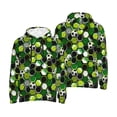 thumbnail image 6 of Bingfone Soccer1 Men's Drawstring Hoodie Long Sleeve Pocket Sweatshirts-3X-Large, 6 of 6