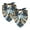 Multi-colored, variant on PhooArto Colored Rainbow Butterfly Dog Bandanas, 2 Pack Soft Washable Pet Scarf Triangle for Large Dogs Puppies and Cats