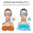 thumbnail image 2 of Sinus Pressure Relief Sleep Mask, Weighted Sleep Mask With Hot Or Cold Therapy, Adjustable Strap Dual-Sided Cover For Migraine Relief, One Size, 2 of 5