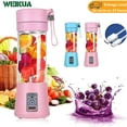 thumbnail image 2 of HM-03 Mini Licuadora Portátil USB Recargable Exprimidor Eléctrico Viaje Jugo de Batidora para Fruta Verdura Malteadas 380 ML Gao Jiahui unisex, 2 of 2