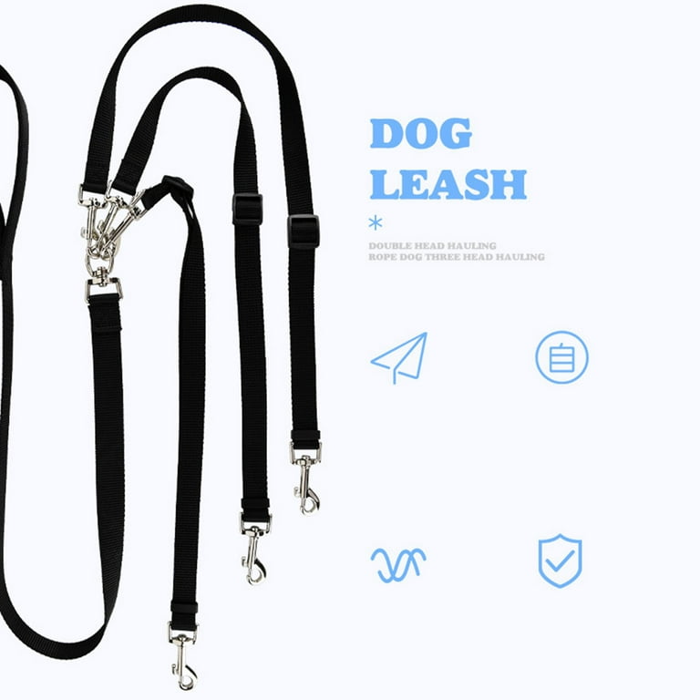 Friends Forever Slip Rope Leash Dog Leash for Large Dogs 6ft United Dog Leash Little Stuff Rope Leash Lobster Double Dog Leash For Two Dogs Walk And