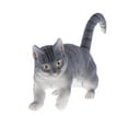 thumbnail image 1 of Esquirla Lifelike Plastic Home Pet Figurine Playset Toy Model For Children Collection - Persian Cat, 1 of 7