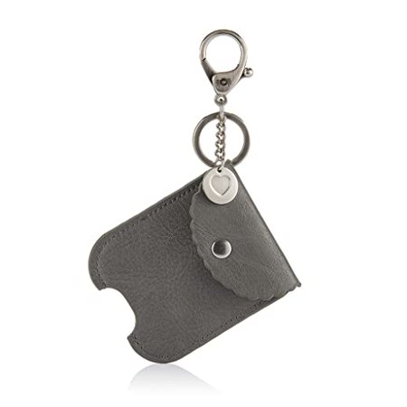 Itzy Ritzy Hand Sanitizer Holder' Fits 2-Ounce Bottles of Hand Sanitizer (Not Included)' Clips to Diaper Bag  Purse or Travel Bag  Grayson