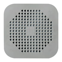 WZXPWT Shower Drain Cover, 5.7" Anti-Clog Hair Filter - Suction Cup Sink Strainer for Bathroom/Kitchen with Thickened Flexible Sewer Screen(Gray)
