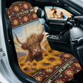 thumbnail image 3 of XYZCANDO Car Seat Towel Cover Highland Cow in Sunflower Field Print Seat Cover for Outdoor Sport Gym Workout, Sweatproof Stain Repellent Car Seat Cover Towel for Cars SUV, 3 of 11
