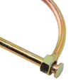 thumbnail image 3 of 2PCS Cow Bull Cattle Nose Ring Stainless Steel Swivel Half Hoof Nose Clamp Livestock Traction Tool for Farm S, 3 of 4