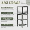 thumbnail image 2 of Grey Aluminum Outdoor Kitchen Module | Adaptable to Various Climates | Offers Extra Storage and Style, 2 of 3