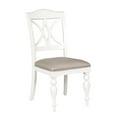 thumbnail image 6 of Kingfisher Lane Summer House White Slat Back Side Chair (RTA)-Set of 2, 6 of 6