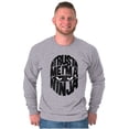 thumbnail image 5 of Funny Trust Me I'm A Ninja Joke Men's Long Sleeve Tee T Shirt Brisco Brands S, 5 of 6