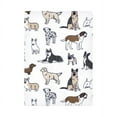 thumbnail image 3 of Hudson Baby Infant Boy Flannel Burp Cloth 12pk, Handsome Dogs, One Size, 3 of 8
