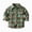 H551-Light Green, variant on TOWED22 Boys Plaid Flannel Shirts Long Sleeve Casual Button Down Shirts Collared Fall Clothes,Light Green,4-5 Y
