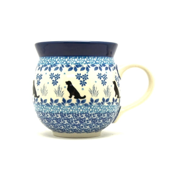 Polish Pottery Mug - 11 oz. Bubble - Buddy