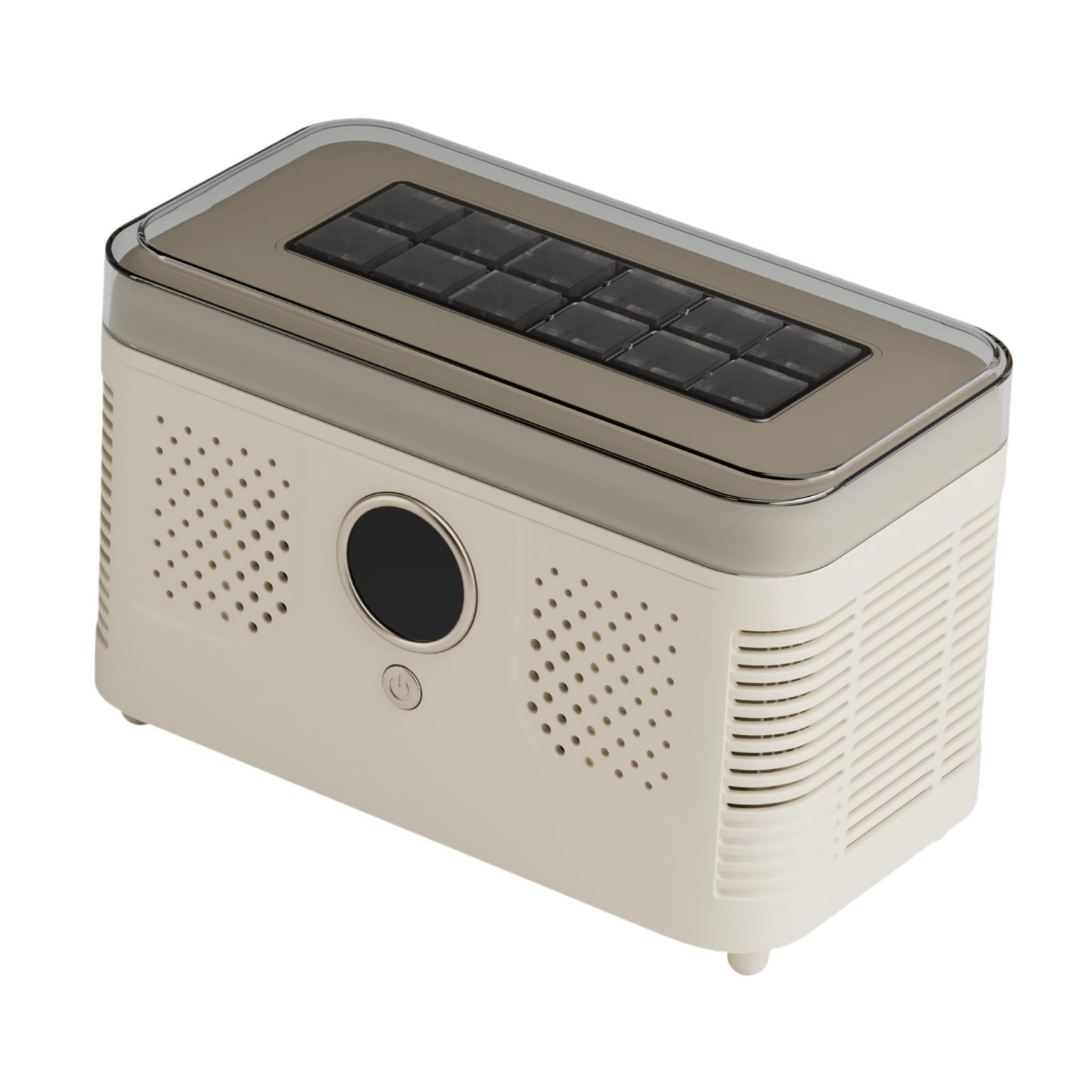 YWMJZEU Mini Desktop Ice Maker Countertop Fast Making for Dormitory Picnic Household White