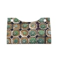 thumbnail image 4 of Lsque Cactus Garden Printed Long Tissue Box Cover Holder, Facial Paper Organizer Dispenser,Triangle with Bottom Belt, PVC Leather Decorative Organizer, 4 of 9