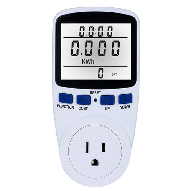LCD Display Electricity Usage Power Meter Socket Energy Watt Volt Amps