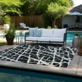 thumbnail image 6 of Addison Rugs Chantille Indoor/Outdoor Transitional Organic Black Washable Rectangle Rug, 10' x 14', 6 of 6