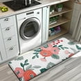 thumbnail image 3 of Pioneer Flower Floral Print Pattern Kitchen Rug Mat,Kitchen Runner Rugs Non Skid Washable,Decorative Kitchen Floor Mats for Kitchen,Sink,Laundry,17"x47.2", 3 of 7