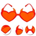 thumbnail image 4 of GOOHOCHY Gafas de sol con forma de corazón de San Valentín, lentes con forma de corazón del diablo, recuerdos de fiesta, gafas de sol decorativas para vacaciones, 4 of 8