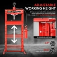 thumbnail image 5 of DNA Motoring 66139lbs 30 Ton Stainless Steel Manual Hand-Operated Hydraulic Press  H-Frame, 5 of 6
