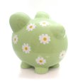 thumbnail image 3 of Bank Daisy Piggy Bank Ceramic Baby Birth Birthday Gift 3607, 3 of 4