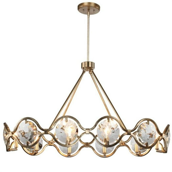 Ten Light Chandelier Crystorama Lighting Qui-7629-Dt