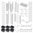 thumbnail image 1 of 140 Pcs Panneau Perforé Hooks Outil en Métal Hooks, 1 of 8