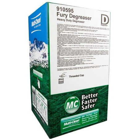 Multi-Clean B2328743 5 gal FURY Heavy Duty Non-Corrosive Auto scrubber Degreaser - Unscented