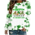 thumbnail image 2 of Jacenvly Printed T-shirt Long Sleeves Blouse Crew Neck Leisure Quality Guaranteed! Birthday Gifts for Women Items for Women, 2 of 3