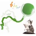 thumbnail image 1 of Jouet Interactif pour Chats d'Intérieur, Jouet Roulant Intelligent (Vert), 1 of 7