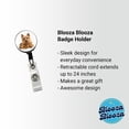 thumbnail image 2 of Norwich Terrier Dog Photo Retractable Reel ID Badge Key Card Name Tag Holder with Clip, 2 of 7
