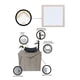 thumbnail image 5 of Gabinete Para Baño Izquierdo Con Espejo Decorativo VERNIER, 5 of 6
