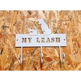 thumbnail image 2 of DEI Dog Pet Leash Metal Rack -"My Leash" Hanger (White), 2 of 2