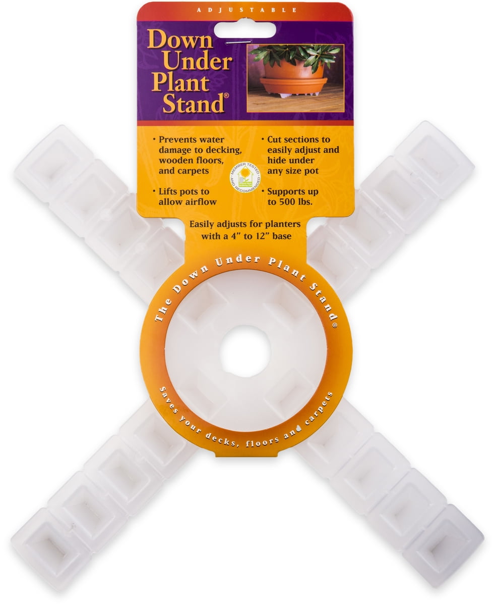 Plant Stand 12" 4-Arm Plant Stand, Clear by Plant Stand