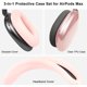 thumbnail image 2 of Kit de protección para AirPods Max, funda para la diadema + funda protectora de TPU + funda de silicona para las orejas, accesorio resistente al sudor, fácil de lavar, antiarañazos, 2 of 4
