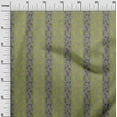 thumbnail image 3 of oneOone Georgette Viscose Lime Fabric Leaves Craft Projects Decor Fabric Printed By The Yard 42 Inch Wide, 3 of 5