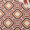 thumbnail image 6 of SAFAVIEH Veranda Jantar Geometric Indoor/Outdoor Area Rug, 8' x 11'2", Cream/Red, 6 of 11