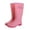 Red, variant on NOKIO Waterproof Short Rubber Rain Boots For Women Ms. Korean Fashion Buckle Rain Shoes Outside The High Non Slip Wear Water Boots Adult Rubber Shoes Women'S Bow Rain Boots