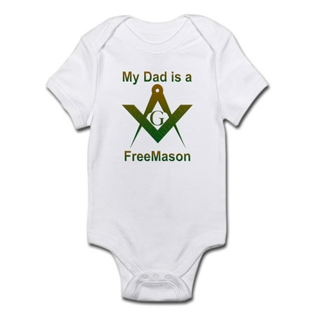 

CafePress - Masonic My Dad Is A Freemason Infant Creeper - Baby Light Bodysuit