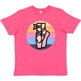 thumbnail image 3 of Inktastic Ballerina Dance Ballet Shoes Youth T-Shirt, 3 of 5