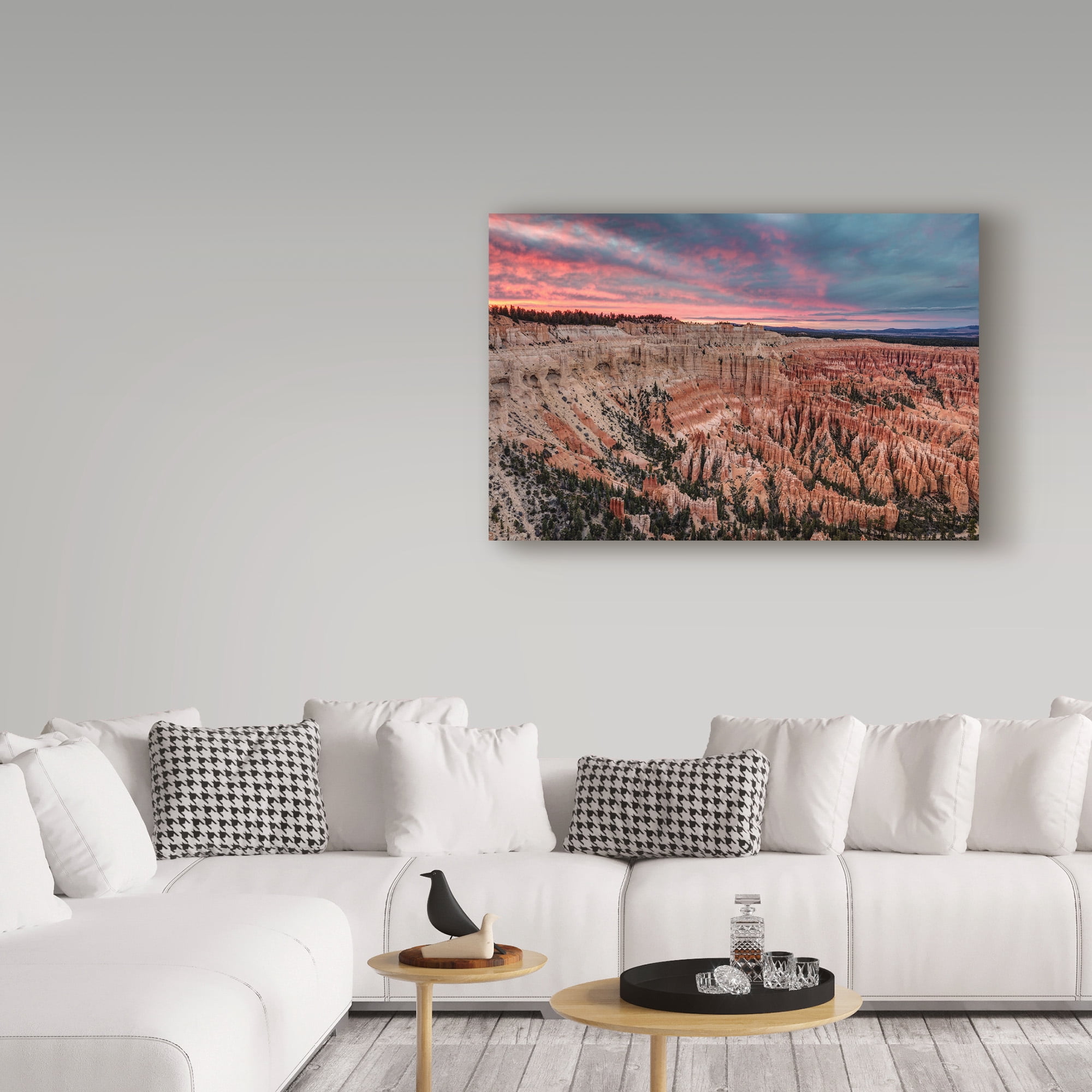Trademark Fine Art 'Bryce Canyon Sunset' Canvas Art by Pierre Leclerc