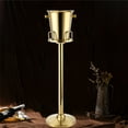 thumbnail image 3 of Champagne & Wine Bucket with Stand - Stainless Steel Ice Bucket - Bar/Restaurant, 3 of 13