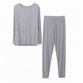 thumbnail image 5 of BILIKEYU Women's Thermal Winter Warm Fleece Lined Loungewear Set, Womens Pajamas Set, Womens Thermal Set, Loungewear Sets Woman, 5 of 6