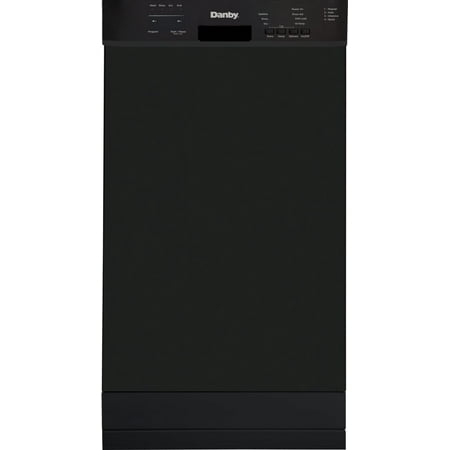 Danby DDW18D1EB 18  Wide Built-in Dishwasher in Black