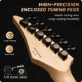 thumbnail image 3 of Guitarra eléctrica Fesley X 39 Solid Body con pastilla de cerámica HSS, 3 of 7