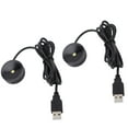 thumbnail image 1 of 2Pcs USB 5V Plug in Round Display Light Mini LED Spotlight 1W LED Jewelry Display Luminaire for Display Cabinets Jewelry Cases Cupboards Wall Artworks Entranceways Tables, 1 of 7